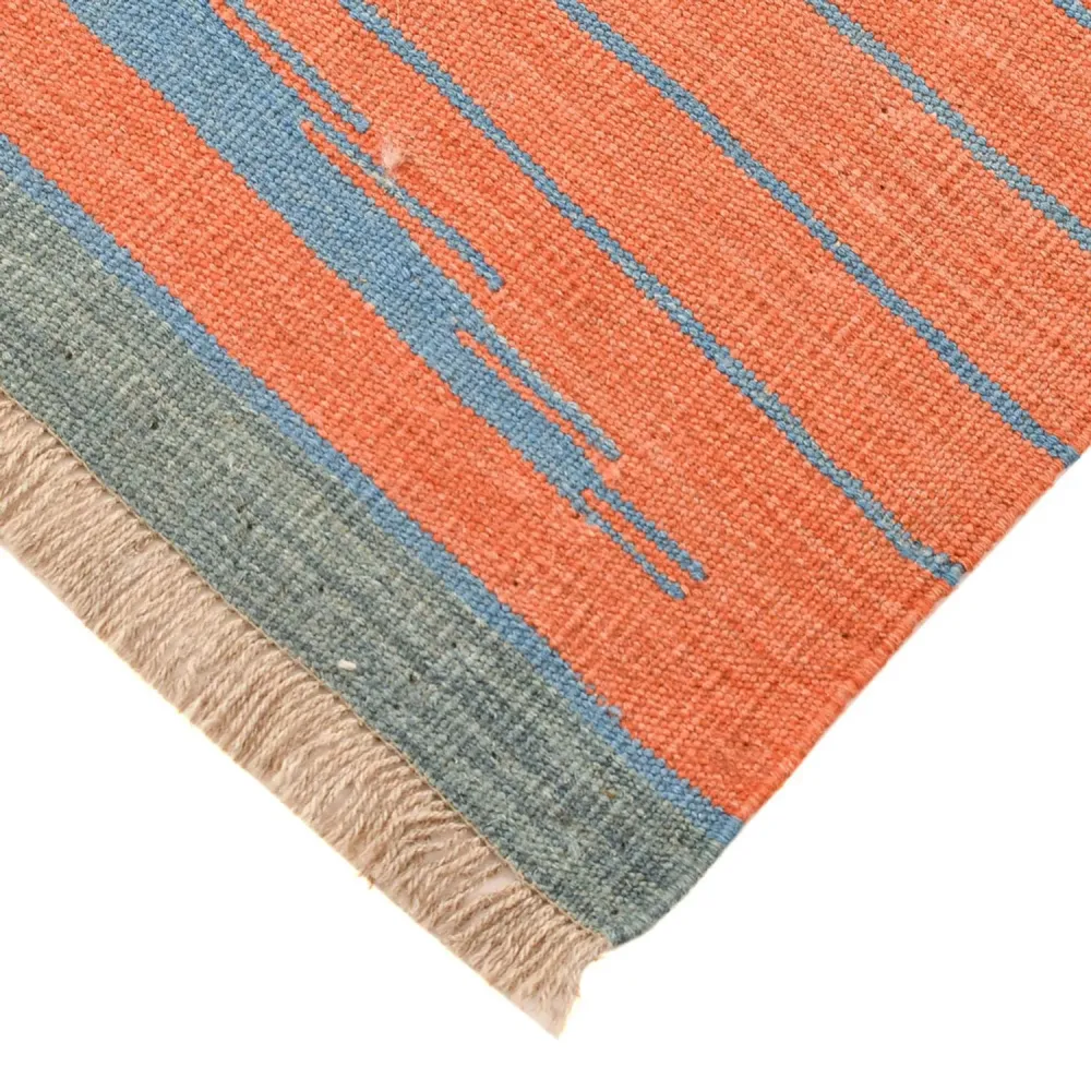Dywan Kelim - modny - 150 x 103 cm - wielokolorowy