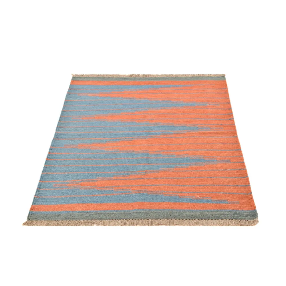 Dywan Kelim - modny - 150 x 103 cm - wielokolorowy