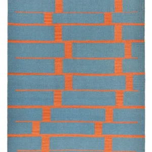 Dywan Kelim - modny - 170 x 119 cm - wielokolorowy