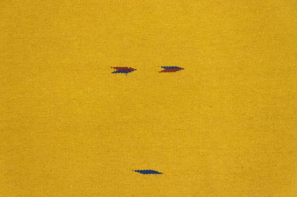Dywan Kelim - modny - 180 x 120 cm - żółty