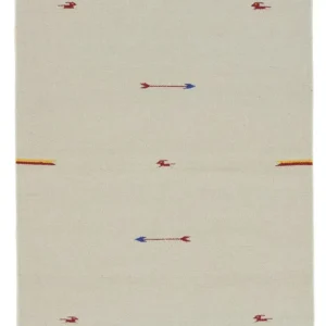 Dywan Kelim - modny - 180 x 120 cm - beżowy