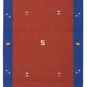 Dywan Kelim - modny - 180 x 120 cm - czerwony