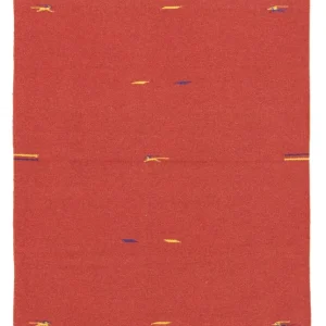 Dywan Kelim - modny - 180 x 120 cm - czerwony