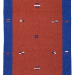 Dywan Kelim - modny - 180 x 120 cm - czerwony