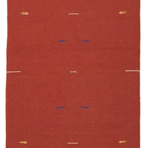 Dywan Kelim - modny - 180 x 120 cm - czerwony