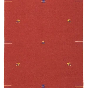Dywan Kelim - modny - 180 x 120 cm - czerwony