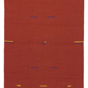 Dywan Kelim - modny - 180 x 120 cm - czerwony