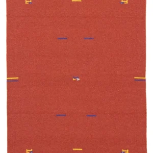 Dywan Kelim - modny - 180 x 120 cm - czerwony