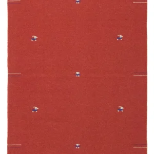 Dywan Kelim - modny - 180 x 120 cm - czerwony