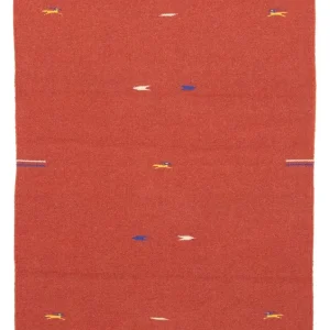 Dywan Kelim - modny - 180 x 120 cm - czerwony