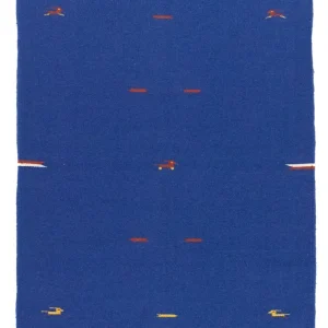 Dywan Kelim - modny - 180 x 120 cm - niebieski