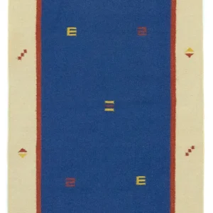 Dywan Kelim - modny - 180 x 120 cm - niebieski