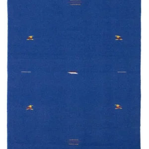 Dywan Kelim - modny - 180 x 120 cm - niebieski