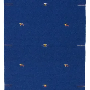 Dywan Kelim - modny - 180 x 120 cm - niebieski