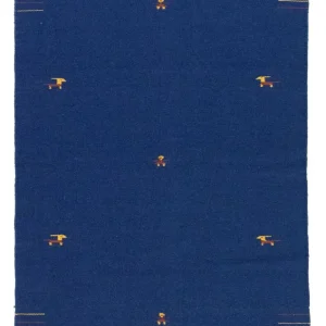Dywan Kelim - modny - 180 x 120 cm - niebieski