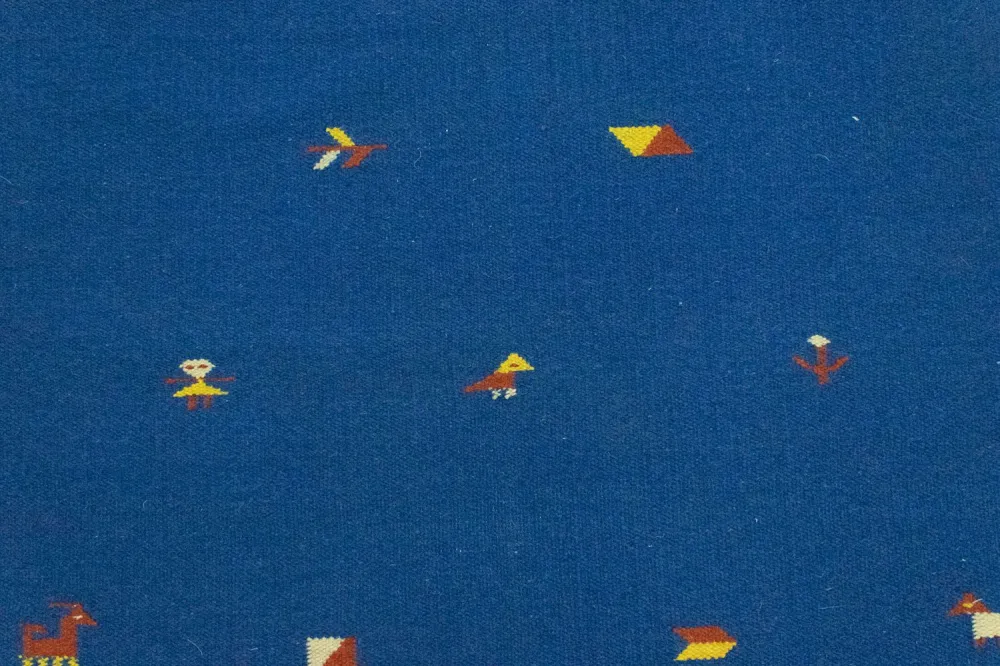 Dywan Kelim - modny - 180 x 120 cm - niebieski