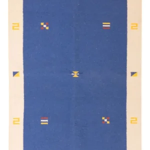 Dywan Kelim - modny - 180 x 120 cm - wielokolorowy