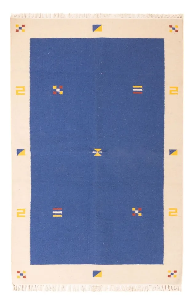 Dywan Kelim - modny - 180 x 120 cm - wielokolorowy