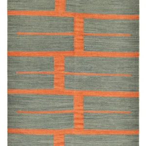 Dywan Kelim - modny - 185 x 123 cm - wielokolorowy