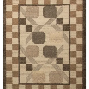 Dywan Kelim - modny - 200 x 140 cm - natura