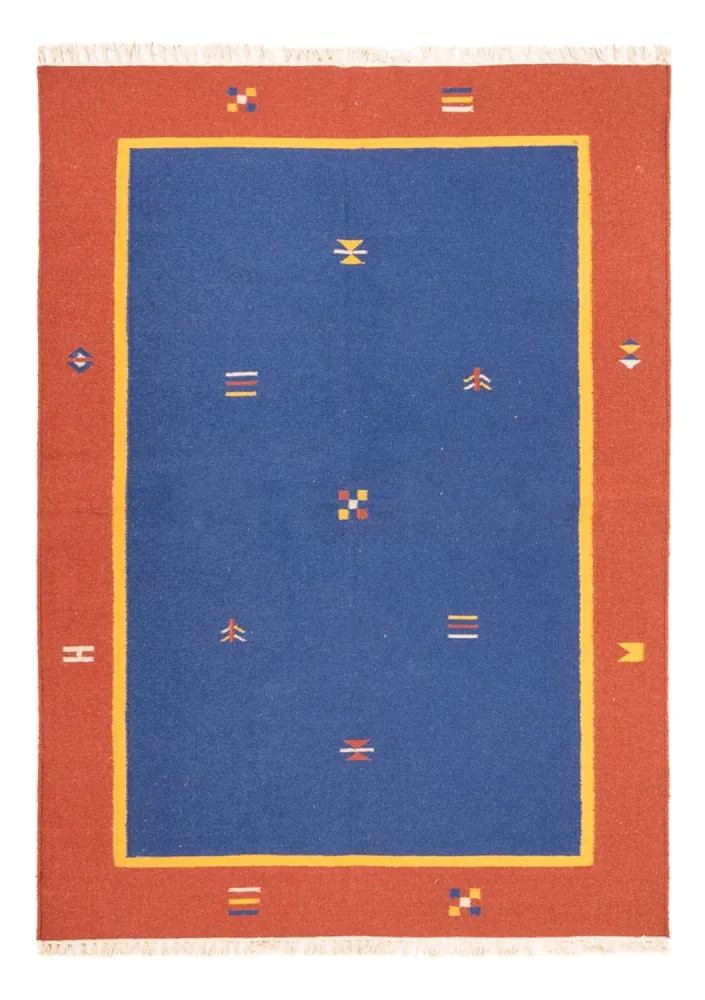 Dywan Kelim - modny - 200 x 140 cm - wielokolorowy
