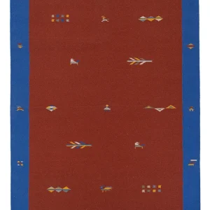 Dywan Kelim - modny - 240 x 170 cm - karmelowy