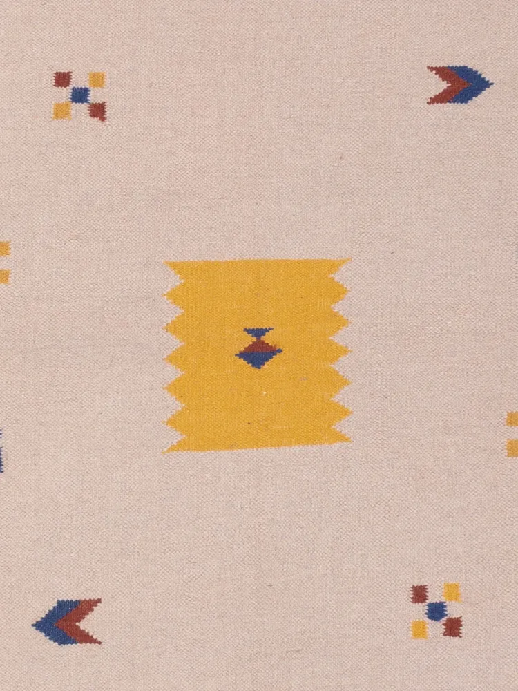 Dywan Kelim - modny - 240 x 170 cm - karmelowy