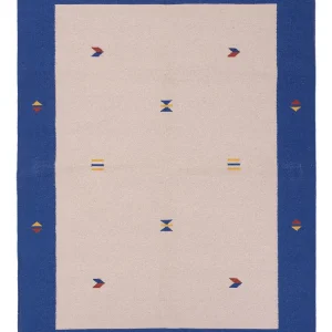 Dywan Kelim - modny - 240 x 170 cm - karmelowy