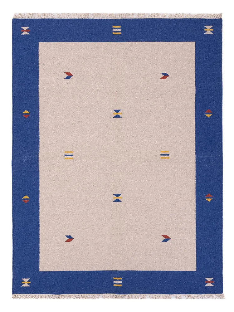 Dywan Kelim - modny - 240 x 170 cm - karmelowy