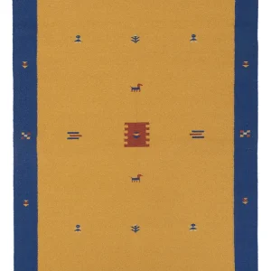 Dywan Kelim - modny - 240 x 170 cm - karmelowy