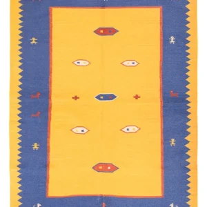 Dywan Kelim - modny - 240 x 170 cm - wielokolorowy