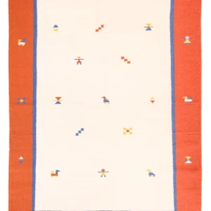 Dywan Kelim - modny - 240 x 170 cm - wielokolorowy