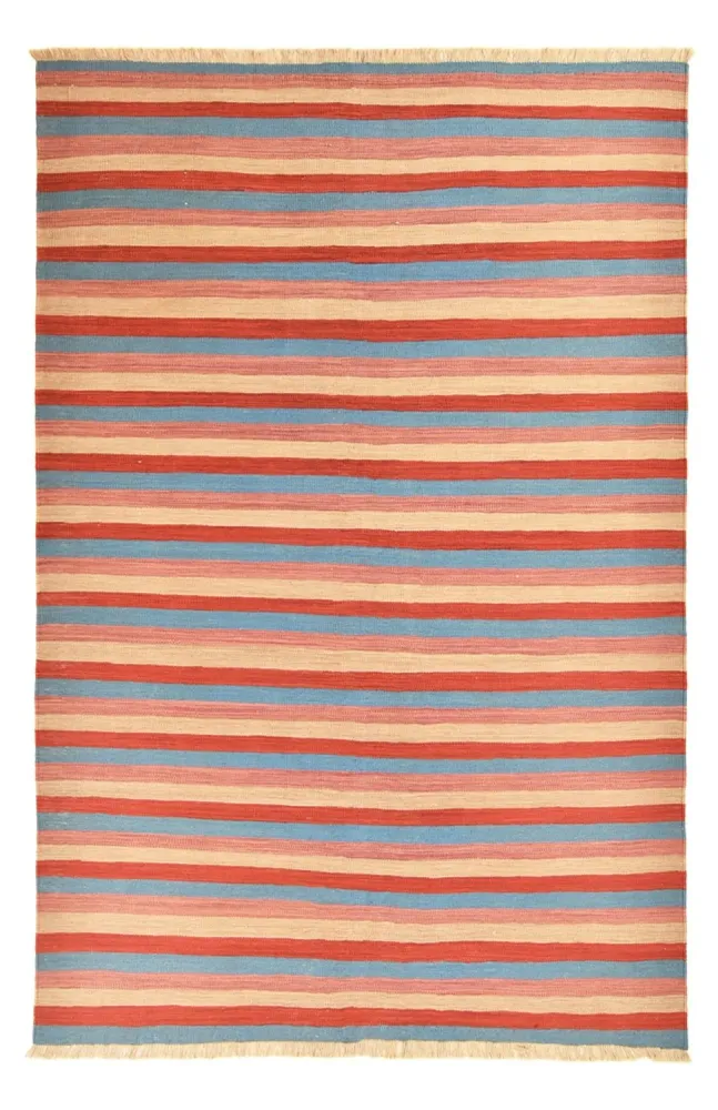 Dywan Kelim - modny - 292 x 192 cm - wielokolorowy