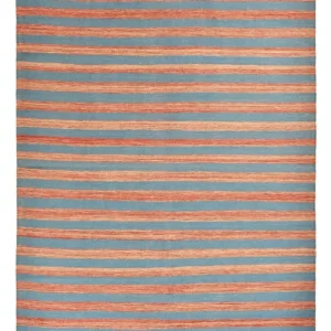 Dywan Kelim - modny - 293 x 194 cm - wielokolorowy