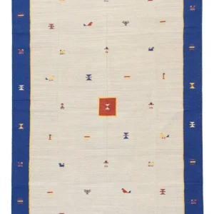 Dywan Kelim - modny - 300 x 200 cm - beżowy