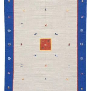 Dywan Kelim - modny - 300 x 200 cm - beżowy