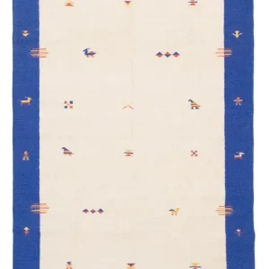 Dywan Kelim - modny - 300 x 200 cm - beżowy