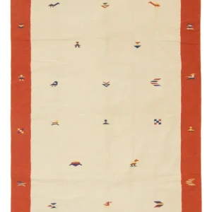 Dywan Kelim - modny - 300 x 200 cm - beżowy