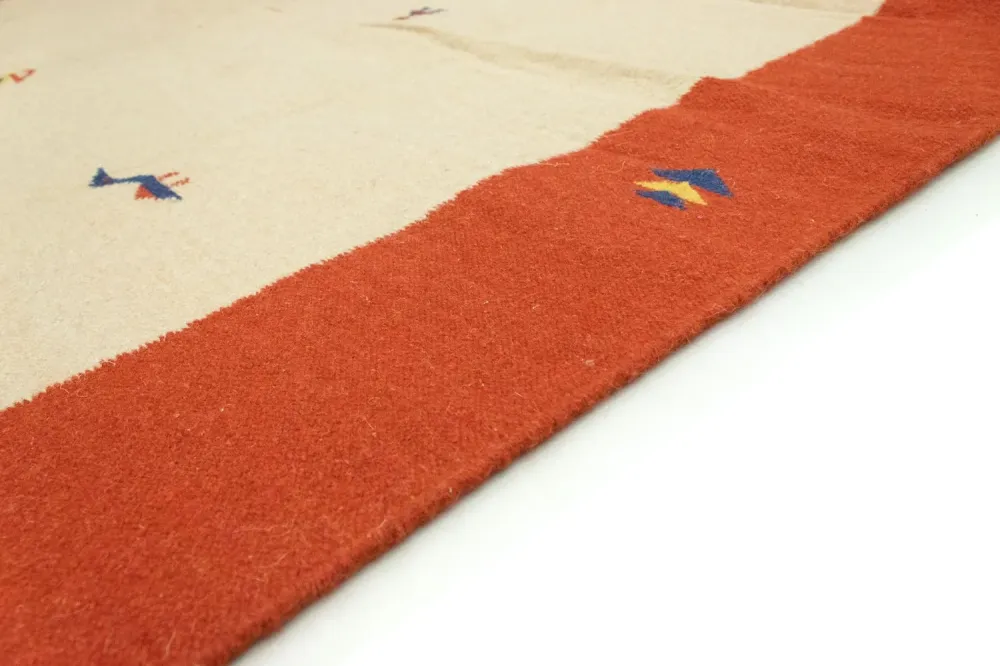Dywan Kelim - modny - 300 x 200 cm - beżowy