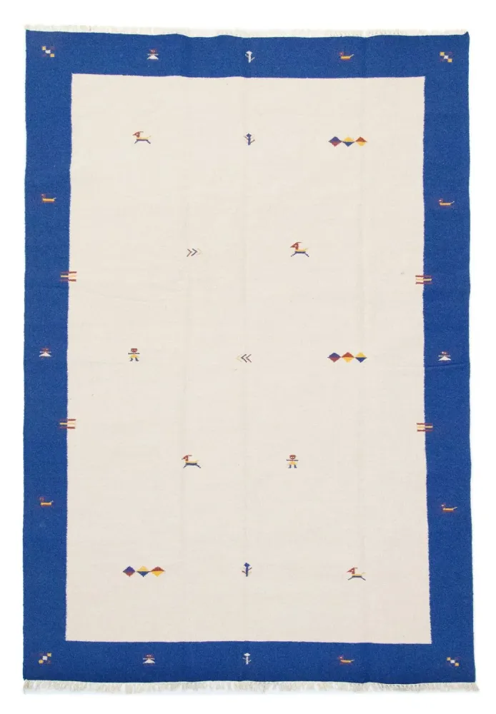 Dywan Kelim - modny - 300 x 200 cm - beżowy