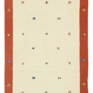 Dywan Kelim - modny - 300 x 200 cm - beżowy