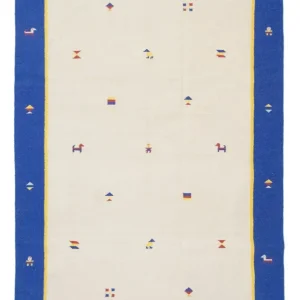 Dywan Kelim - modny - 300 x 200 cm - beżowy