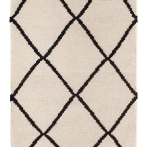 Dywan Kelim - modny - 93 x 61 cm - beżowy