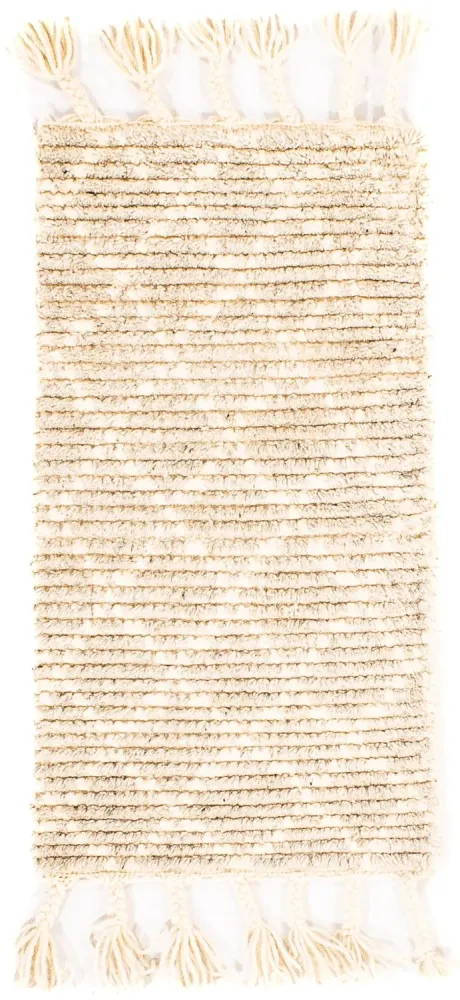 Dywan Kelim - modny - 62 x 32 cm - beżowy