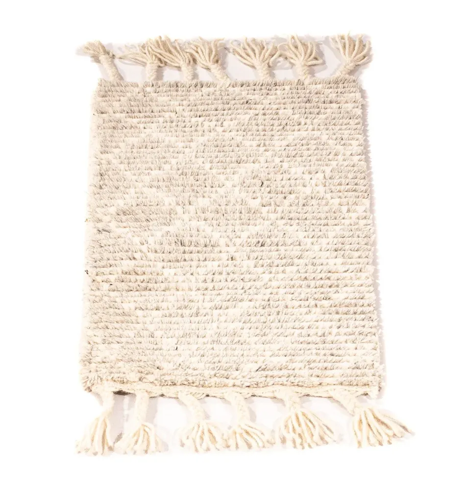 Dywan Kelim - modny - 62 x 32 cm - beżowy