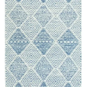 Dywan Kelim - modny - 92 x 62 cm - jasnoniebieski