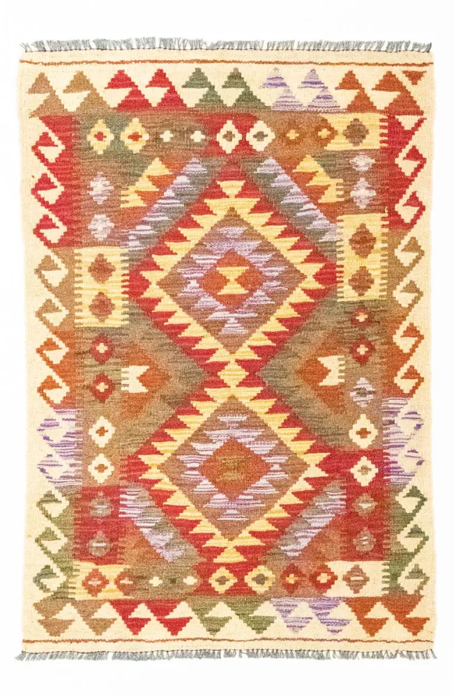 Dywan Kelim - Orientalny - 117 x 75 cm - czerwony