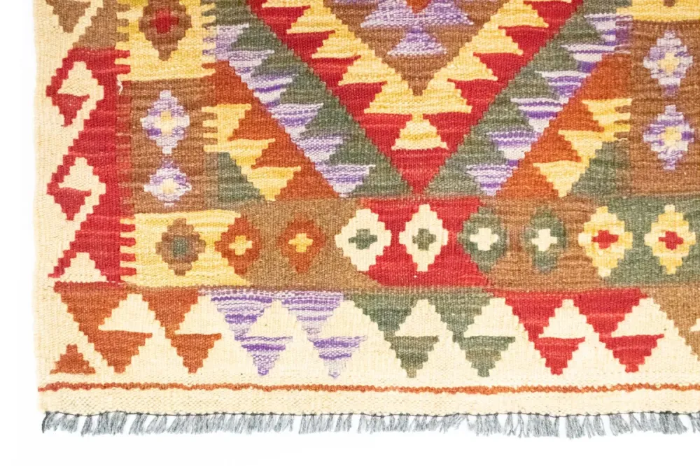 Dywan Kelim - Orientalny - 117 x 75 cm - czerwony