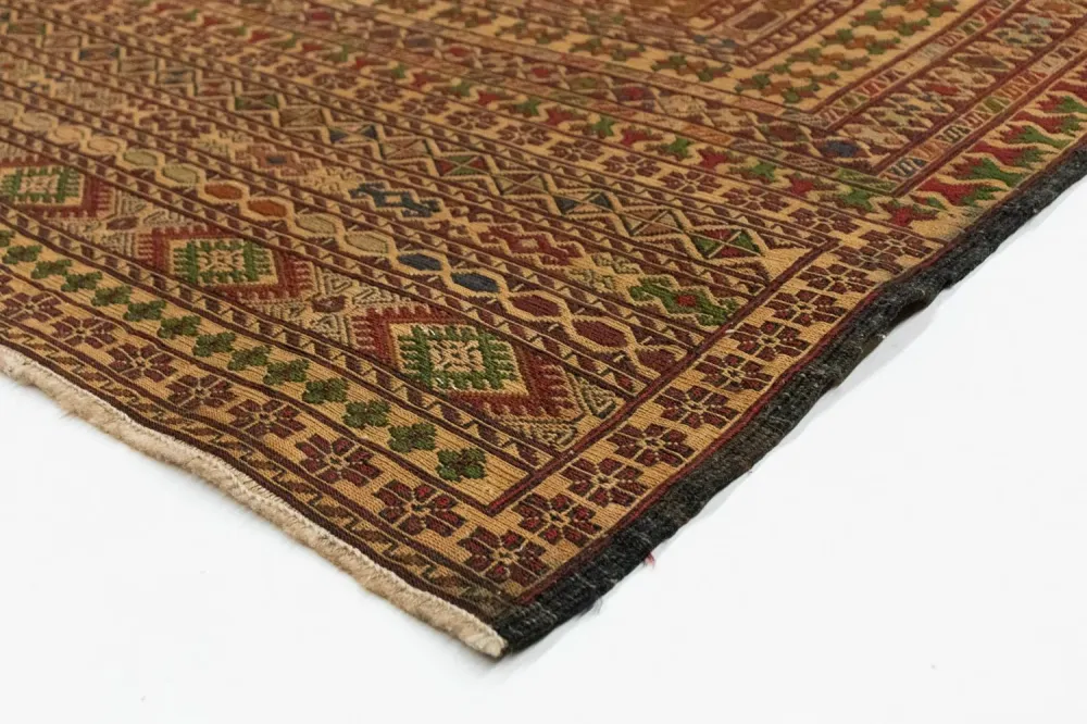 Dywan Kelim - Orientalny - 138 x 94 cm - wielokolorowy