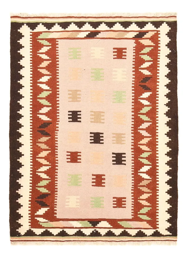 Dywan Kelim - Orientalny - 142 x 102 cm - wielokolorowy